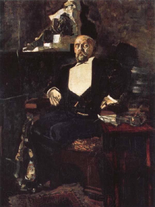 Valentin Serov Portrait of Savva Mamontov Spain oil painting art